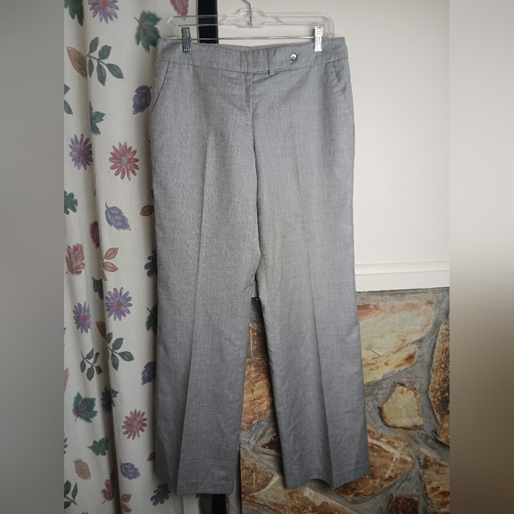 Calvin Klein Steel gray Soft Trouser Size 6 work office pants - Picture 1 of 8